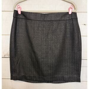 Banana Republic NWT Skirt 14 Black Woven Office To Night Out Chic Classy‎